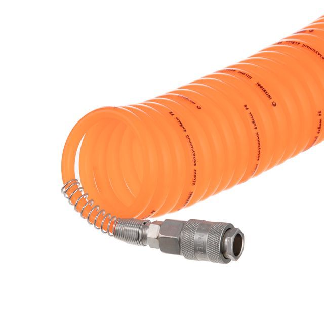 Шланг спиральный с быстроразъемным соединением, 20 м INTERTOOL PT-1705