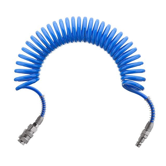 Шланг спиральный полиуретановый 5 м, 5,5*8 мм INTERTOOL PT-1706