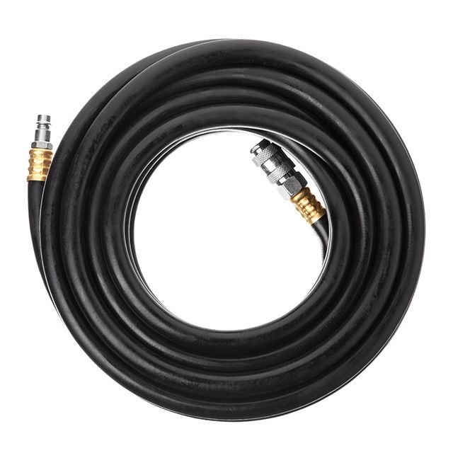 Шланг резиновый воздушный, армированный, до 20 атм, 10×17 мм, 10 м, с быстроразъемными соединениями, STORM INTERTOOL PT-1734