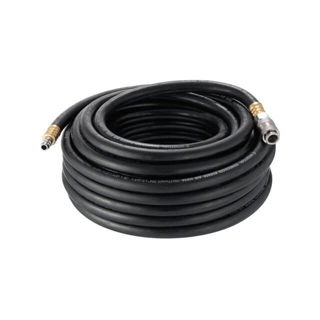 Шланг резиновый воздушный армированный, 20 атм, 10*17 мм, 15 м, с быстроразъемными соединениями STORM INTERTOOL PT-1739