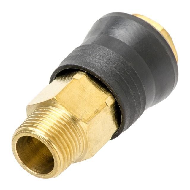 Быстроразъемное соединение с наружной резьбой 3/8", латунь INTERTOOL PT-1819