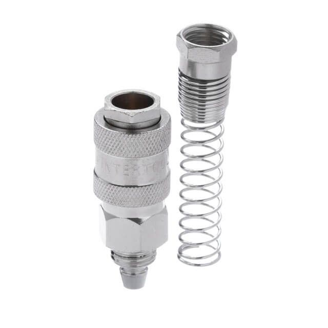 Быстроразъемное соединение с пружиной для спиральных и прямых шлангов 6,5×10 мм INTERTOOL PT-1831