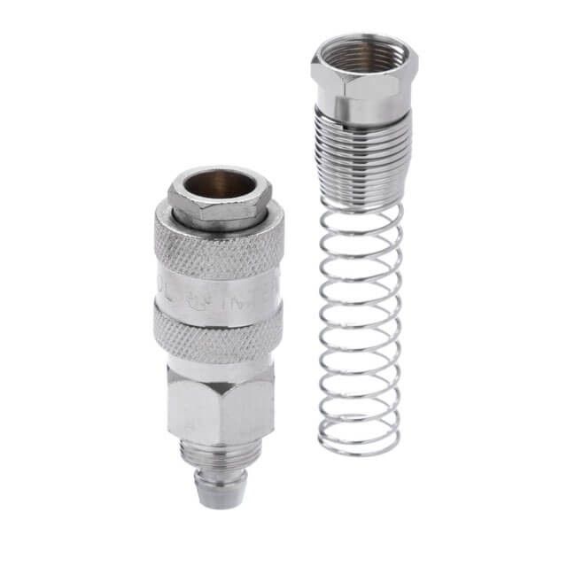 Быстроразъемное соединение с пружиной для спиральных и прямых шлангов 8×12 мм INTERTOOL PT-1832