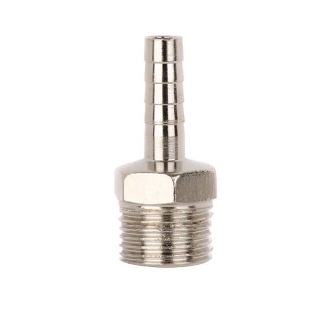 Переходник с наружной резьбой 1/4" на шланг 6 мм INTERTOOL PT-1843