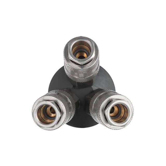 Разветвитель воздуха 1/4" на 3 выхода, W-образный, быстроразъемные соединения, 10 бар INTERTOOL PT-1853