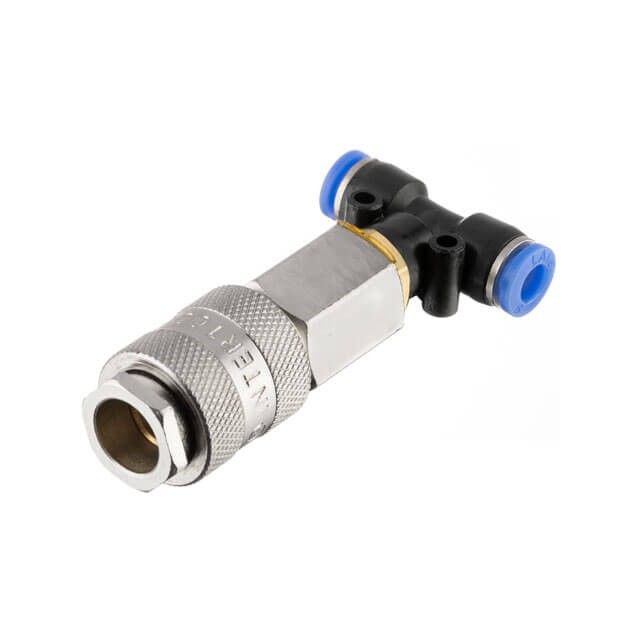 Тройник на шланг 6мм и быстроразъемное соединение к набору для продува кабины грузовых авто INTERTOOL PT-1866