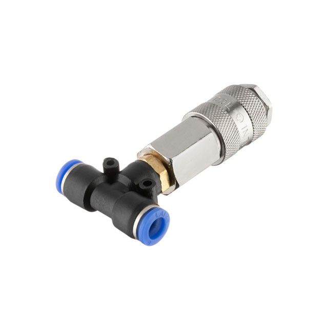 Тройник на шланг 8мм и быстроразъемное соединение к набору для продува кабины грузовых авто INTERTOOL PT-1868