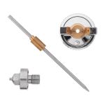 Комплект форсунки 0.8мм для краскопульта HVLP РТ-0101 (форсунка, воздушная головка, игла) INTERTOOL PT-2002