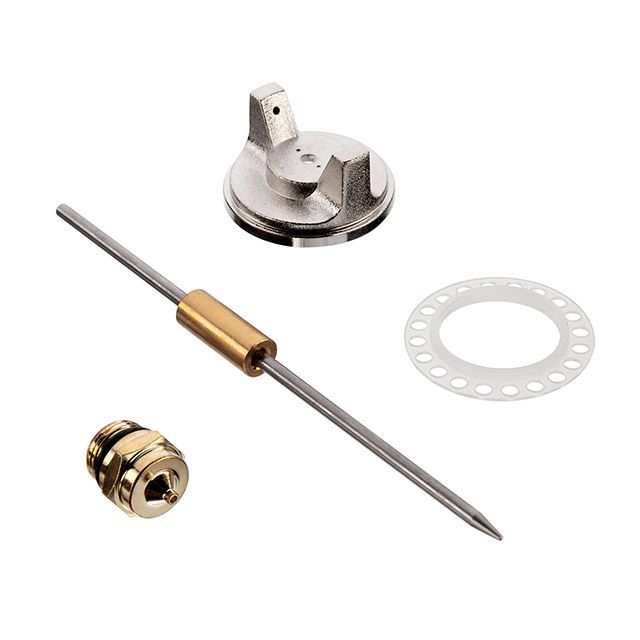 Комплект форсунки 1.5мм для краскопульта HP РТ-0204,PT-0205,PT-0210,PT-0211 (дюза, воздушная головка, игла) INTERTOOL PT-2004