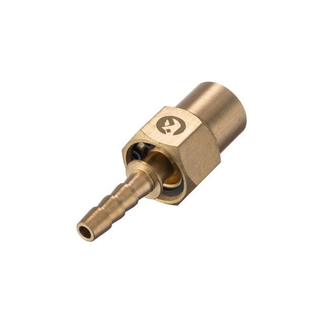 Шарнир поворотный, внутренняя резьба 1/4", на шланг 6 мм, латунь, STORM INTERTOOL PT-2200