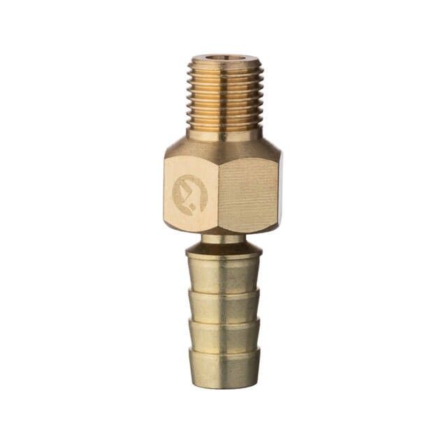 Шарнир поворотный, наружная резьба 1/4", на шланг 12 мм, латунь, STORM INTERTOOL PT-2207