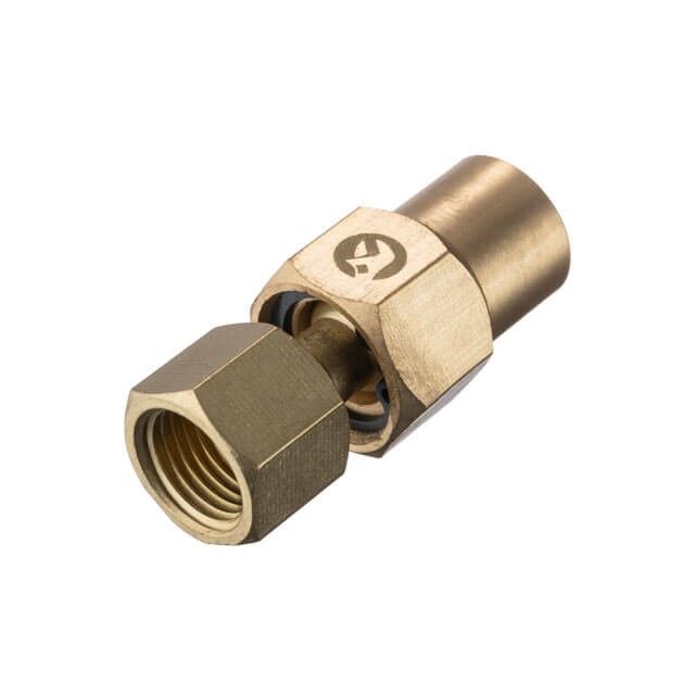 Шарнир поворотный, внутренняя резьба 1/4"-1/4", латунь, STORM INTERTOOL PT-2209