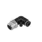 Цанговое соединение L-образное для полиуретановых и др. шлангов 4 мм, 1/4" нар. резьба INTERTOOL PT-2330