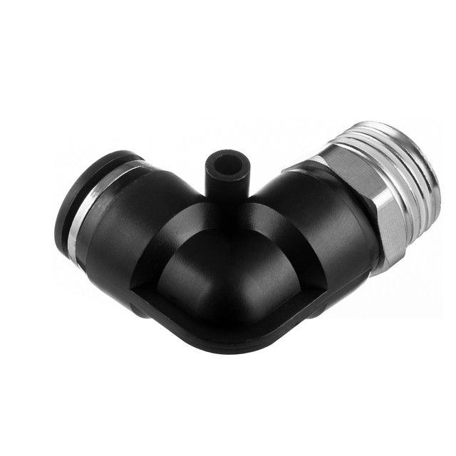 Цанговое соединение L-образное для полиуретановых и др. шлангов 12 мм, 1/2" нар. резьба INTERTOOL PT-2344