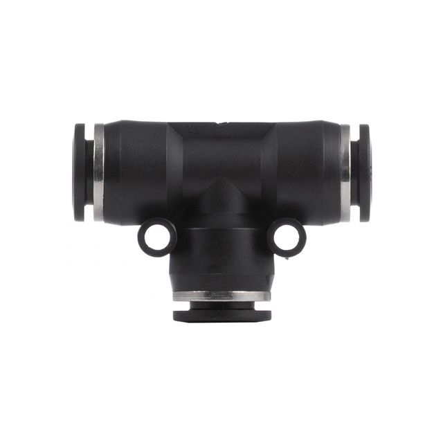 Цанговое соединение T-образное для полиуретановых и др. шлангов 10 мм INTERTOOL PT-2348