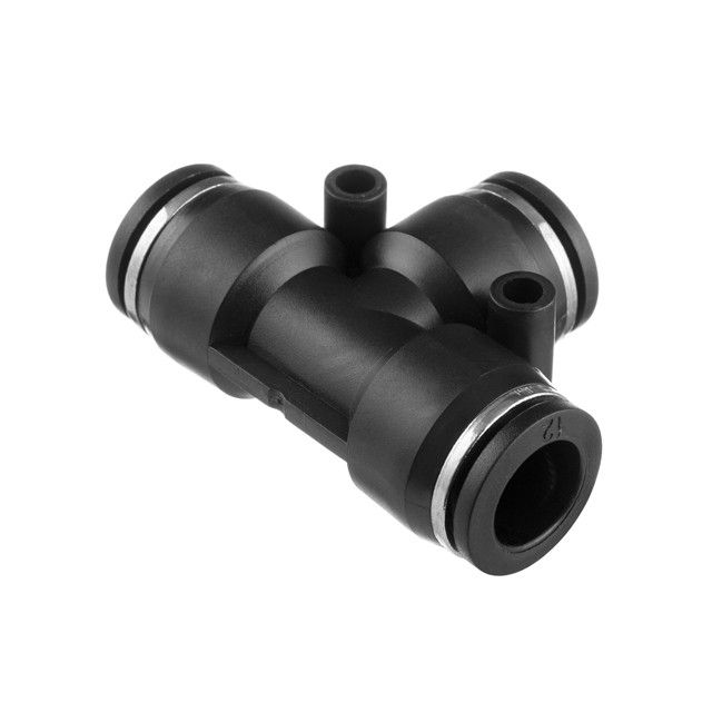 Цанговое соединение T-образное для полиуретановых и др. шлангов 12 мм INTERTOOL PT-2349