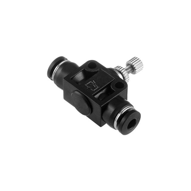 Цанговое прямое соединение с регулятором, для полиуретановых и др. шлангов 4*4 мм INTERTOOL PT-2395