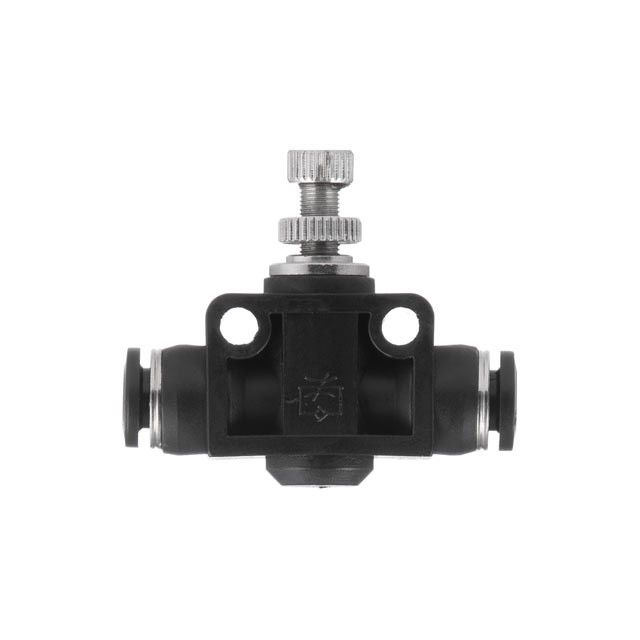 Цанговое прямое соединение с регулятором, для полиуретановых и др. шлангов 6*6 мм INTERTOOL PT-2396