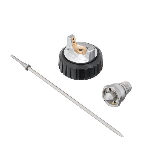 Комплект 1,4 мм форсунка, воздушная головка, игла к краскопультам HVLP BLACK M-DIAMOND (PT-0163, PT-0164, PT-0168) STORM INTERTOOL PT-2614