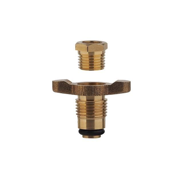 Клапан сливной для компрессоров 1/4", вентиль "барашек", латунь INTERTOOL PT-5021