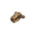 Клапан сливной для компрессоров 1/4", вентиль "барашек", латунь INTERTOOL PT-5021