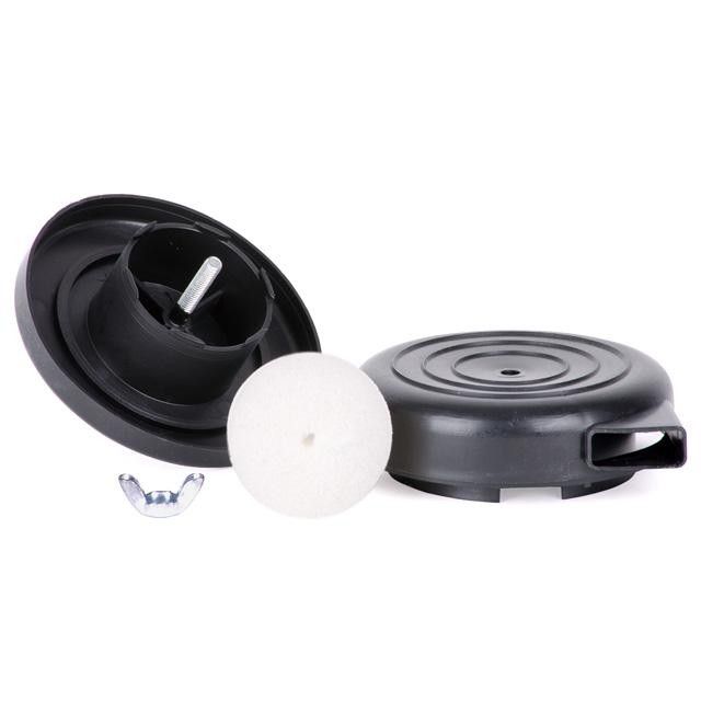 Фильтр воздушный для компрессора диаметр резьбы М16 пластиковый корпус сменный поролоновый фильтрующий элемент PT-0003/0009 INTERTOOL PT-9082