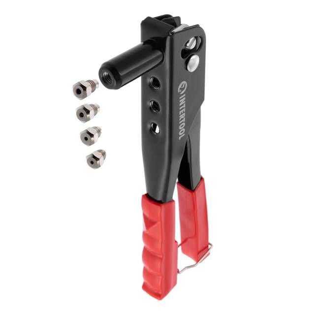 Пистолет заклепочный ручной, диаметр заклепки 3,2; 4; 4,8 мм INTERTOOL RT-0001