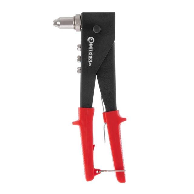 Пистолет заклепочный поворотный на 90°, диаметр заклепки 3,2; 4; 4,8 мм INTERTOOL RT-0002