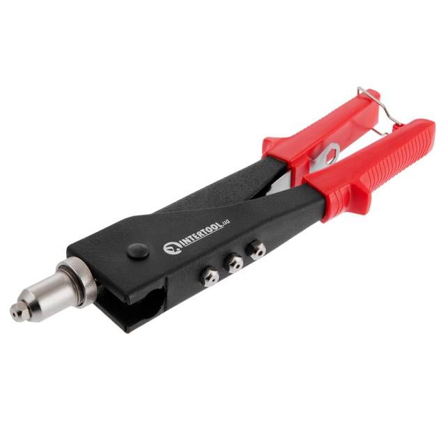 Пистолет заклепочный поворотный на 90°, диаметр заклепки 3,2; 4; 4,8 мм INTERTOOL RT-0002