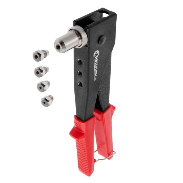 Пистолет заклепочный поворотный на 90°, диаметр заклепки 3,2; 4; 4,8 мм INTERTOOL RT-0002