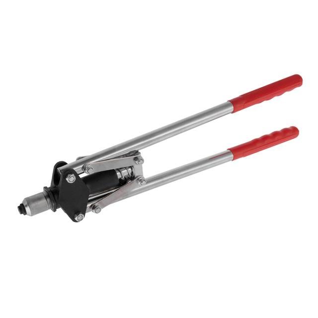 Пистолет заклепочный двуручный 450мм, диаметр применяемой заклепки 3.2; 4; 4.8мм INTERTOOL RT-0008