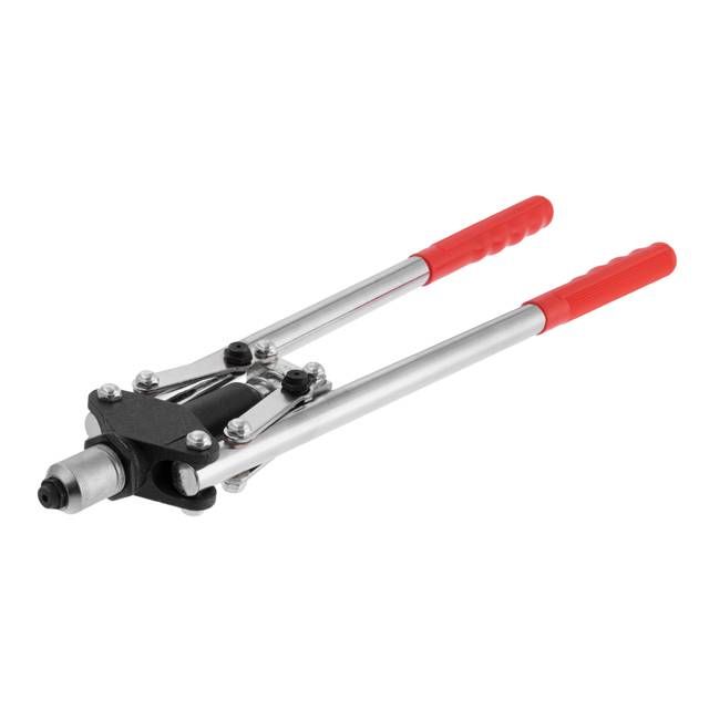 Пистолет заклепочный двуручный 450мм, диаметр применяемой заклепки 3.2; 4; 4.8мм INTERTOOL RT-0008