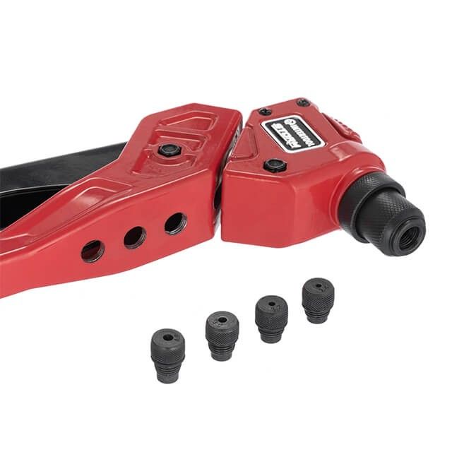 Пистолет заклепочный поворотный на 360°, 300 мм, диаметр заклепки 2.4; 3.2; 4; 4.8 мм, STORM INTERTOOL RT-0016