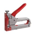 Степлер строительный под скобу, обрезиненная рукоятка INTERTOOL RT-0102
