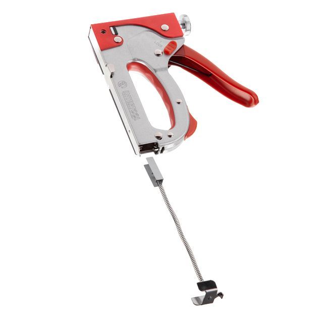 Степлер строительный под скобу 11,3×0,7×4-14 мм, прорезиненная рукоятка, STORM INTERTOOL RT-0201