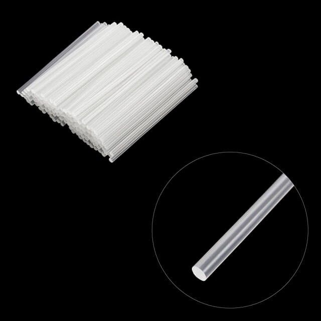 Комплект прозрачных клеевых стержней 7.4*200 мм, 1 кг INTERTOOL RT-1036