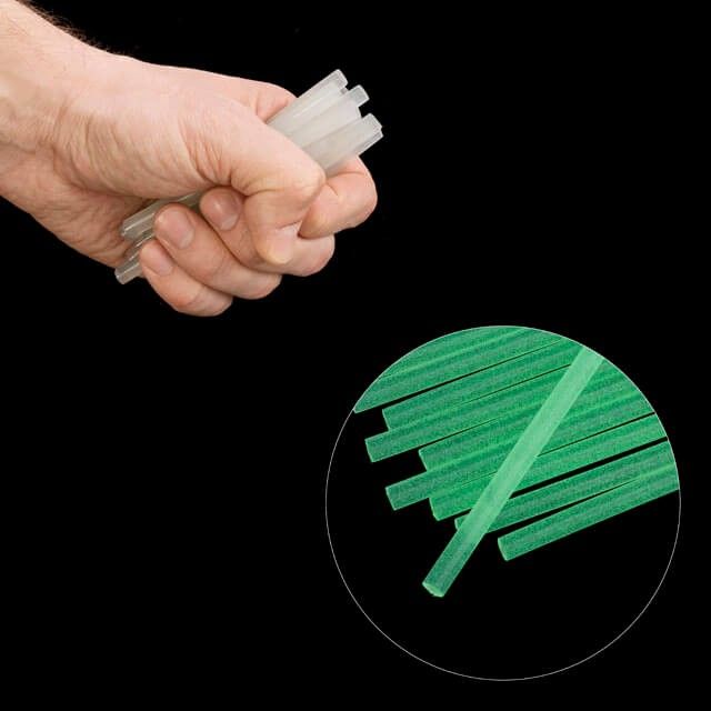 Комплект флуоресцентных клеевых стержней 7.4*100 мм, 12 ед. INTERTOOL RT-1039