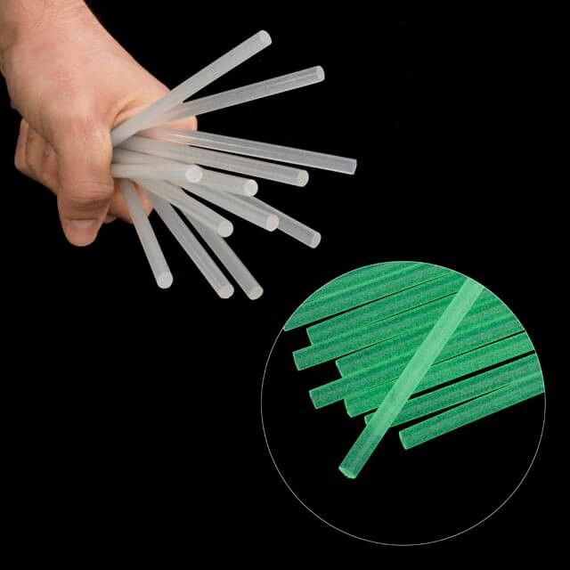 Комплект флуоресцентных клеевых стержней 7.4*200 мм, 12 ед. INTERTOOL RT-1040