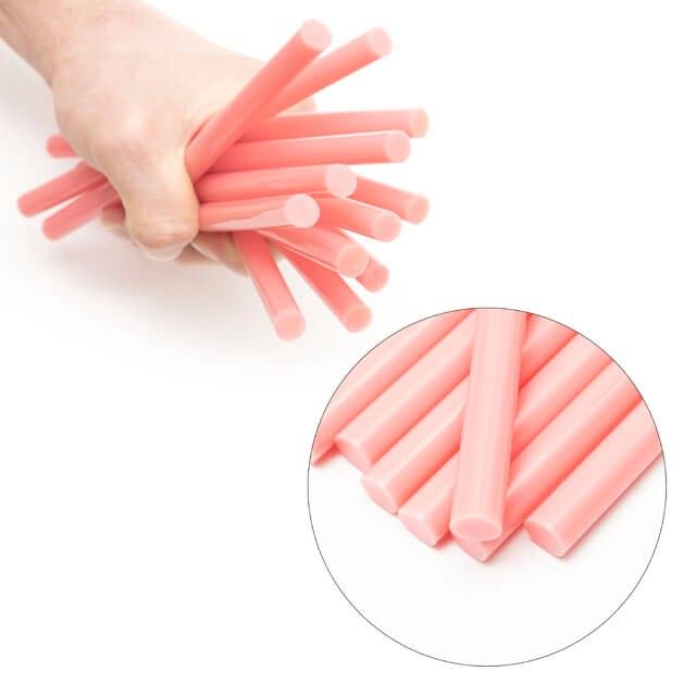 Комплект розовых клеевых стержней 11.2*200 мм, 12 ед. INTERTOOL RT-1046