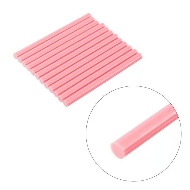 Комплект розовых клеевых стержней 7.4*100 мм, 12 ед. INTERTOOL RT-1047
