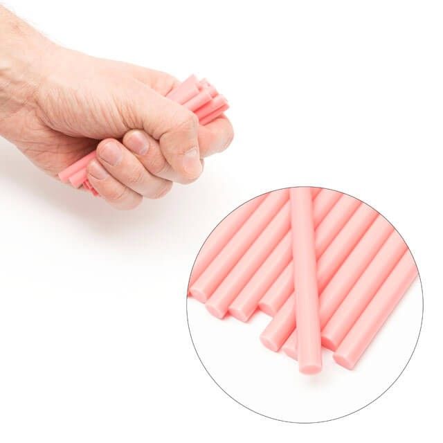 Комплект розовых клеевых стержней 7.4*100 мм, 12 ед. INTERTOOL RT-1047