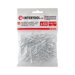 Заклепка алюминиевая 4,0*10 мм, 50 ед. INTERTOOL RT-4010