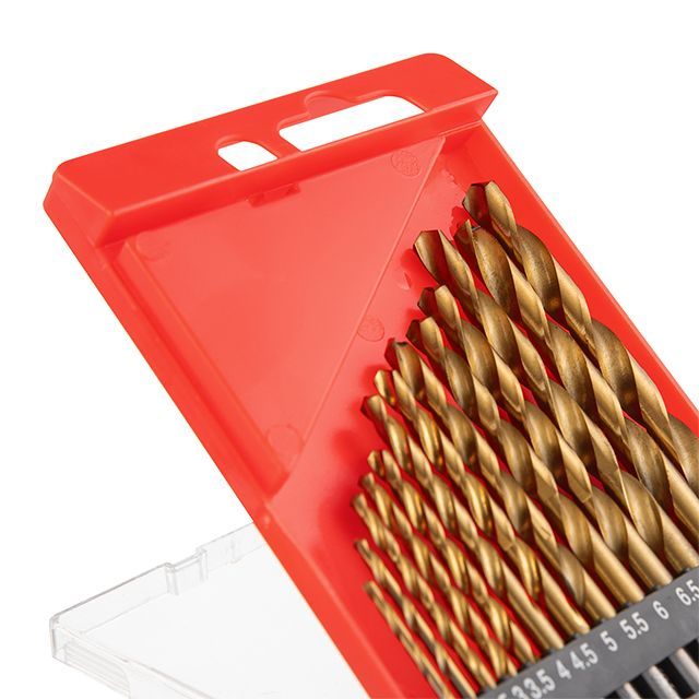 Набор сверл по металлу HSS, покрытие Ti, 2.0-8.0 мм, 13 ед. INTERTOOL SD-0014