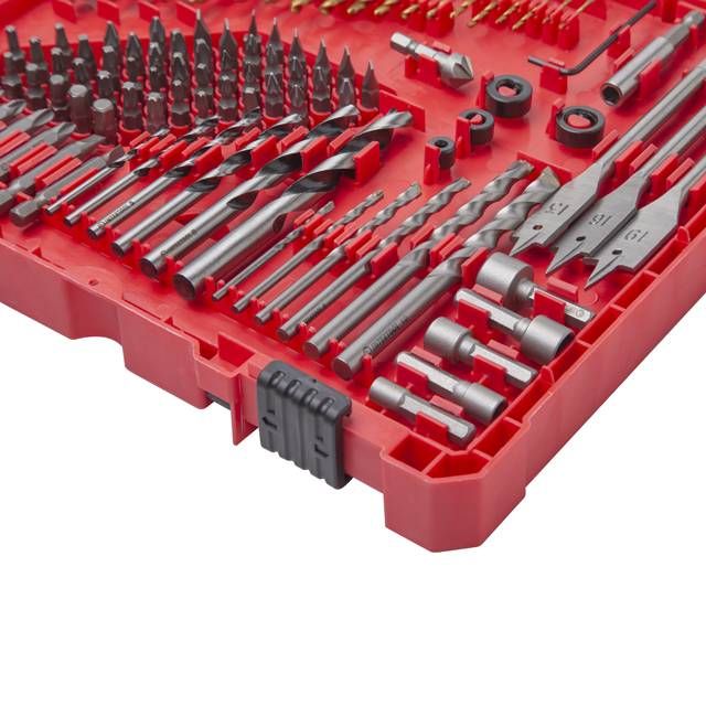 Набор сверл, дюбелей и бит 300шт INTERTOOL SD-0051