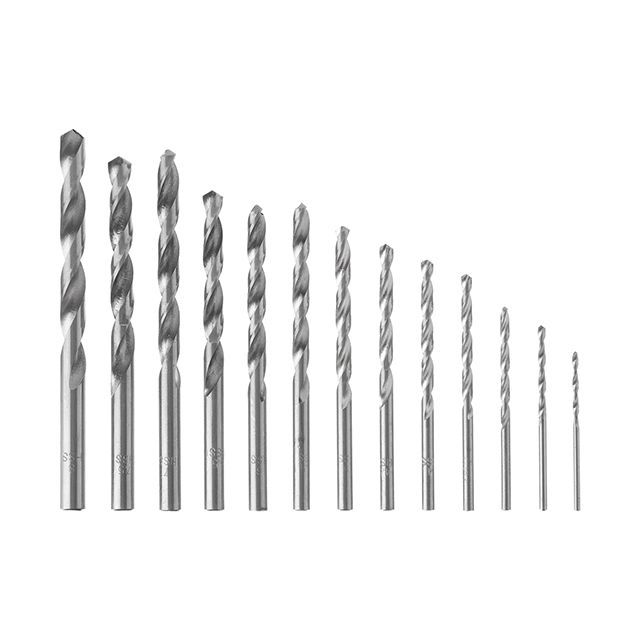 Набор сверл по металлу HSS, полированная сталь, 2.0-8.0 мм, 13 ед. INTERTOOL SD-0114