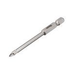 Сверло по стеклу и керамике 5 мм, HEX 1/4" (6.35 мм) INTERTOOL SD-0285