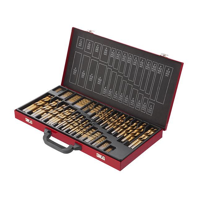 Набор сверл HSS, 1.0-13.0 мм, 230 ед., металлический кейс INTERTOOL SD-0309