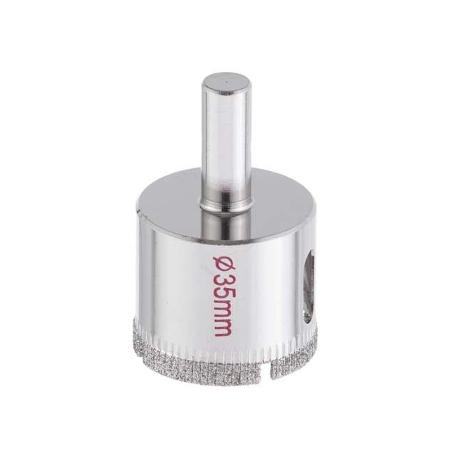 Сверло алмазное трубчатое по стеклу и керамике, 35 мм INTERTOOL SD-0361