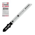 Полотно пильное для лобзика, рабочая длина 50 мм, расстояние между зубьями 2,0 мм, для работ по дереву и пластику INTERTOOL SD-6001