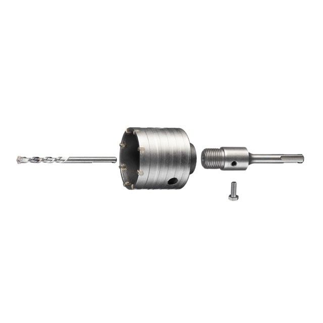 Комплект: сверло корончатое по бетону 68 мм, переходник SDS Plus 100 мм INTERTOOL SD-7068